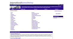 Desktop Screenshot of internationalbusinessdirectory.com